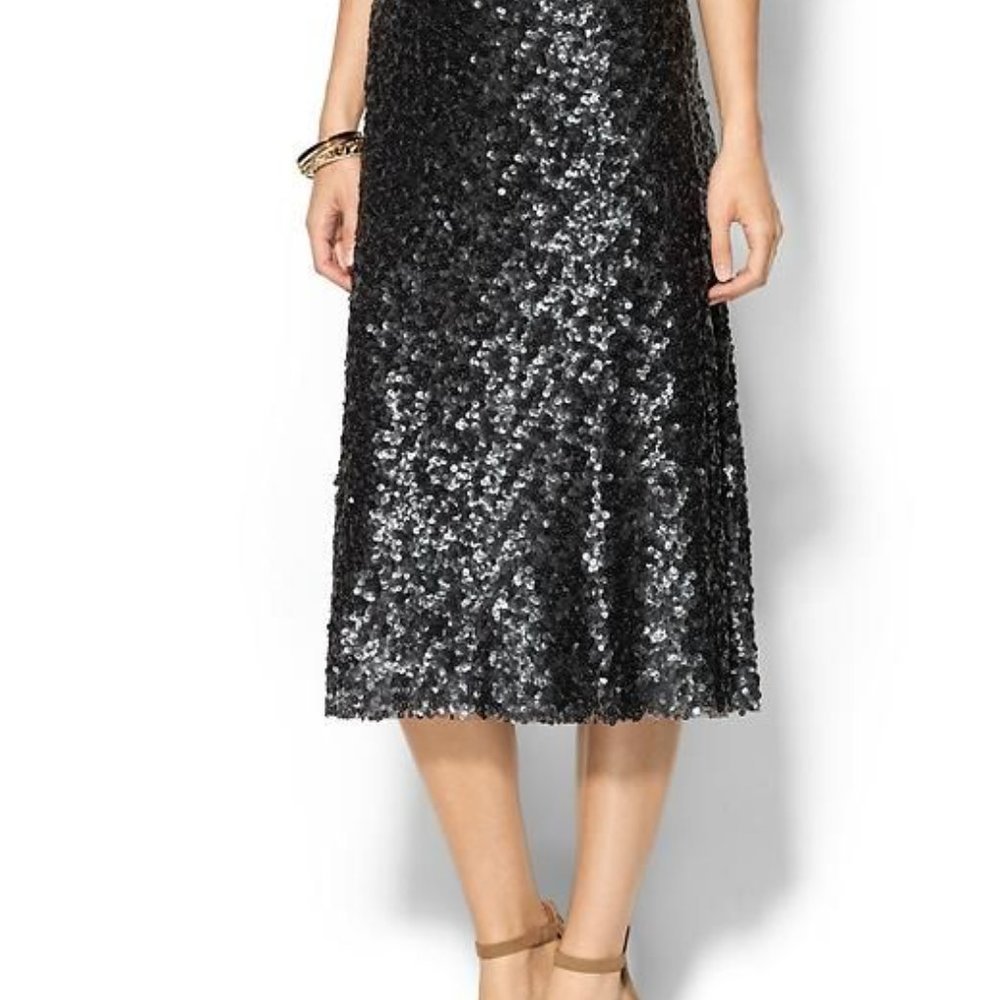 Sabine Midi Sequin Skirt S